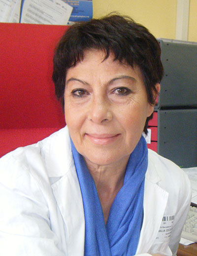 La consigliera regionale del Pd Amalia Bruni ai presidi della Cgil Area Vasta per la Sanità Pubblica