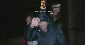 Pasqualino Torcasio al momento dell'arresto  