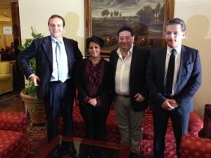 Mario Baccini, Carmela Barbalace, Michelangelo Cardamone e Algelo Bilotta
