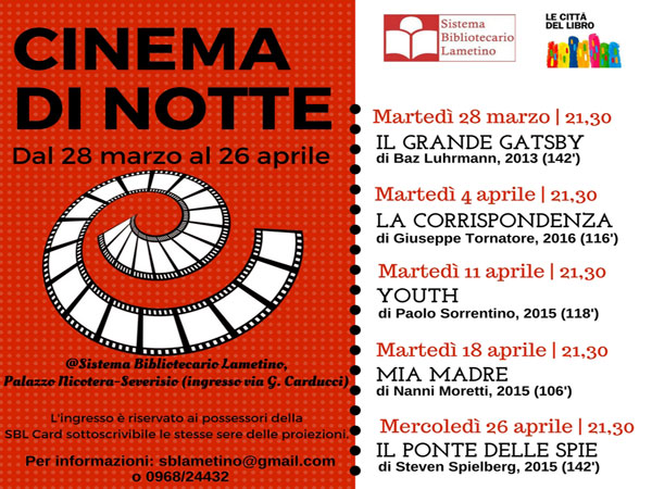 “Festa del Cinema” anche a Catanzaro: al Cinema Teatro Comunale