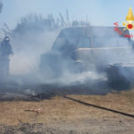 Incendi: in fiamme due Scuolabus in disuso del comune di Farlena
