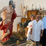 Iniziato restauro statua di San Girolamo a Cittanova