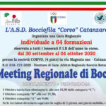 Tre giorni di bocce a Catanzaro, con Meeting Regionale A.S.D. Corvo