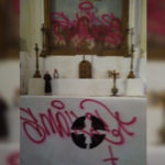 Atto vandalico in chiesa Castrovillari, imbrattato altare