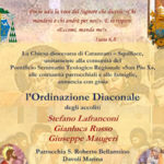Chiesa: Ordinazioni diaconali Arcidiocesi Catanzaro - Squillace