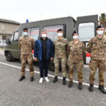 Vaccini anti-Covid, arrivato il team sanitario dell'Esercito