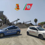 Polizia e Guardia Costiera di Cetraro sequestrato impianto di lavorazione di inerti