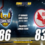 Termina 86 a 83 la gara tra Basketball Lamezia e Angri Pallacanestro