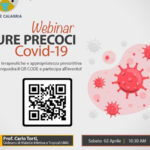 Covid: sabato 02/04 webinar Regione Calabria su utilizzo e prescrizione terapie precoci