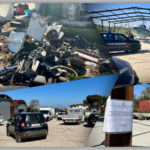 Sequestrati capannone e discarica abusiva in zona soggetta a vincoli ambientali a Tropea