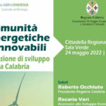 La Regione Calabria promuove le Comunità Energetiche Rinnovabili
