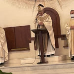 Lamezia, il saluto della parrocchia di Santa Maria Goretti al vescovo Schillaci