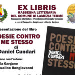 Daniel Cundari nell’ambito di Ex Libris, la Rassegna Letteraria del Comune di Lamezia