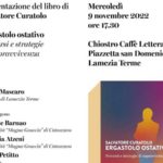 A Lamezia il 9 novembre presentazione libro di Salvatore Curatolo “Ergastolo ostativo”