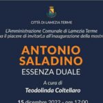 Inaugurazione mostra “Essenza duale” di Antonio Saladino alla biblioteca comunale di Lamezia