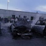 In fiamme 6 auto in località Giovino di Catanzaro lido, indagini