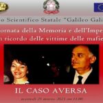 Lamezia, Giornata in memoria delle vittime di mafia: al liceo scientifico Galilei incontro sul "Caso Aversa"