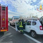 Incidente stradale sull'A2 tra Lamezia e Pizzo, feriti tre componenti di una famiglia