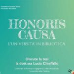 Lamezia, rassegna “Honoris Causa”: discute la tesi Lucia Chieffallo