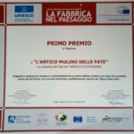 All’Antico Mulino delle Fate il premio “La Fabbrica nel Paesaggio” promosso dalla “FICLU”