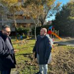 Parco giochi di via Massara, continuano i lavori per restituire l'area al quartiere