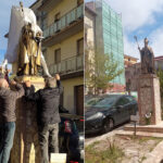 Lamezia, ricollocata la statua di San Nicola nell’omonimo quartiere dopo restauro