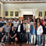 La neo promossa in serie B “Basket Academy Catanzaro” ricevuta oggi in comune