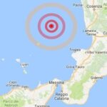 Scossa di magnitudo 3.5 tra le coste di Lamezia, Cosenza e Messina