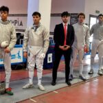 L’ASD Circolo Scherma Lametino Arpaia partecipa alla gara Giovani con PIRAINA Alessio, VIOLA Luca e DAVOLI Gloria