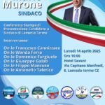 Comunali Lamezia, il 14 aprile Centrodestra presenta candidatura a sindaco di Murone e liste a sostegno